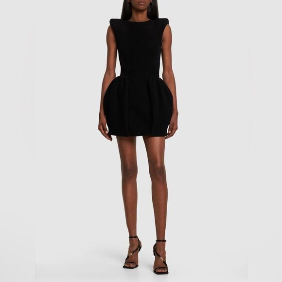 Versace Voluminous chenille knit mini dress size 44/us size 8 - Picture 3 of 13